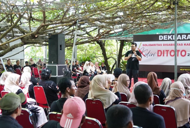 Mas Dhito Komitmen Wujudkan Kemandirian Usaha dan Cegah Aksi Bullying Bagi Anak Difabel