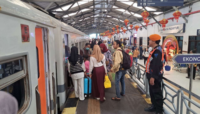 1 Juta Pemudik Pilih Kereta Api di Surabaya! Ini Rute Favoritnya