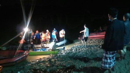 1 mayat santri sudah berhasil ditemukan oleh tim gabungan dan warga sekitar