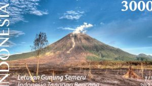 Usung Tema Tanggap Bencana, Terbitkan Prangko Bergambar Bencana Semeru