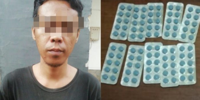 ASN Nganjuk Bawa Pil Etizolam Ditangkap Polisi Kediri