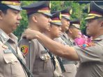 3 Pama dan Satu Pamen Polresta Kediri di Mutasi Jabatan