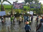 Irigasi Tersumbat Gorong Gorong, Puluhan Petani Di Dua Desa Gelar Unjuk Rasa