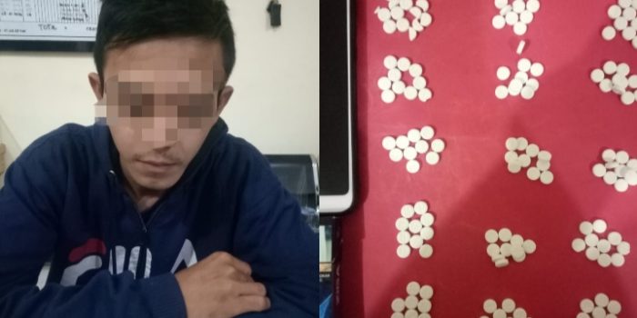 Bawa Ratusan Pil Koplo, Pemuda Lingkungan Grogol Ditangkap Polisi