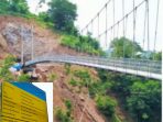 Jembatan Gantung Alas Bayur Diduga Tak Sesuai RAB