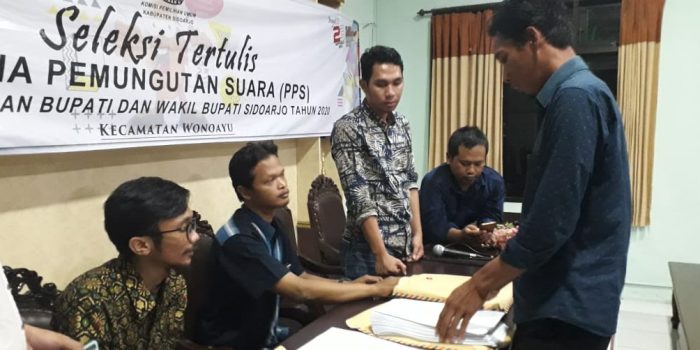 Fauzan : Seleksi Tertulis PPS Di Sidoarjo Sukses Dan Lancar