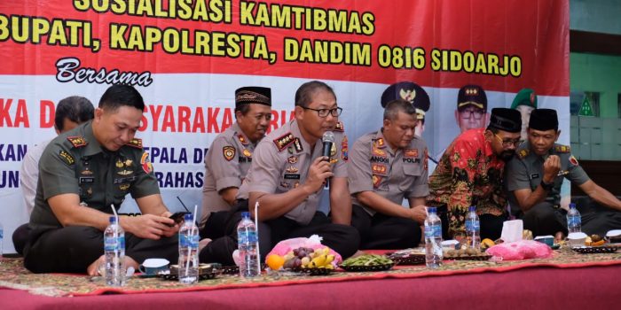 Kapolresta, Dandim 0816 Sidoarjo, Ajak Bersikap Seduluran dalam Kontestasi Pilkades