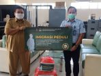 Imigrasi Kediri Salurkan Hazmat ke RSUD Pare Kediri