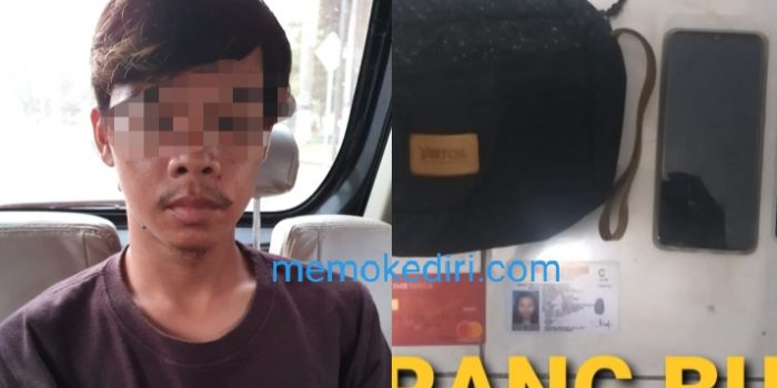 Diduga Curi Tas, Warga Desa Sepawon Kabupaten Kediri ditangkap Polisi