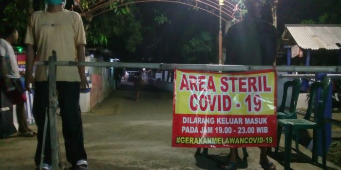 Melawan Serangan Corona, Desa Olean Inten Penjagaan