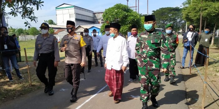 Kapolresta Kediri dan Dandim 0809 Pantau Kedatangan Santri Pondok Tangguh Lirboyo