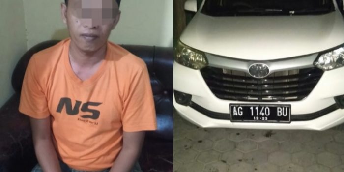 Pinjam Mobil Rental Warga Gambyok Berakhir di Penjara Polresta Kediri