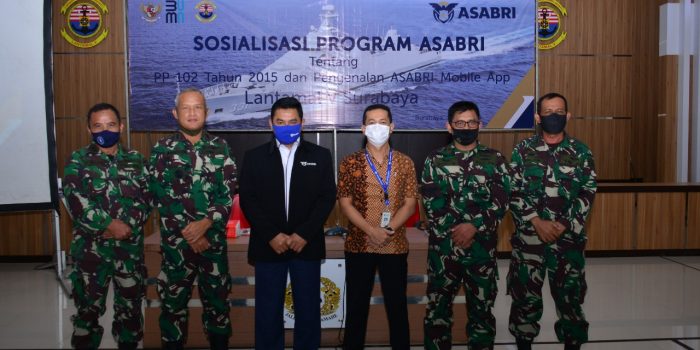 Segenap Personil Makolantamal V Terima Sosialisasi Program Layanan ASABRI Mobile App