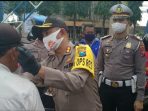 Polres Kediri Kota Beri Pembekalan Kepada Ojek Pangkalan Pelopor Sehat dan Selamat