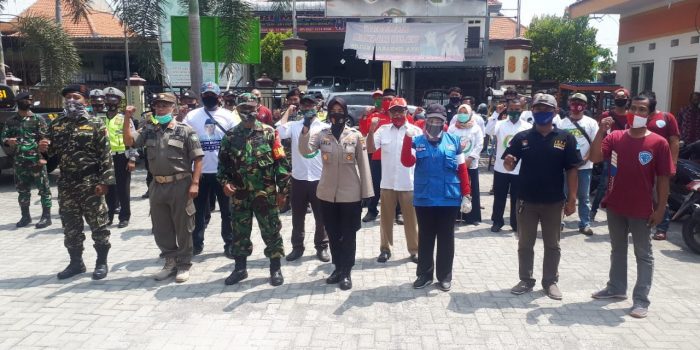 Kapolsek Wonoayu Sidoarjo Himbau Pentingnya Penggunaan Masker Saat Pandemi Covid-19