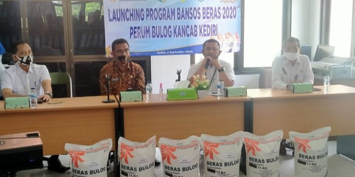 Program Baksos Beras 2020 Kemensos, Kancab Bulog Kediri Siap Salurkan di Tiga Wilayah Kerjanya