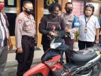 Terpergok mencuri motor,pria bertato diringkus