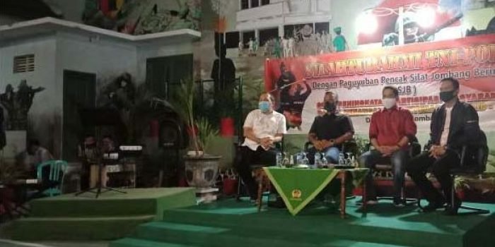 Forkopimda Jombang Silaturrahmi degan Paguyuban Pencak Silat Jombang Beriman