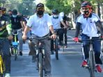 Sambut Hut TNI-75,Kodim Lamongan gelar Bakti sosial dan Gowes bareng forkopimda