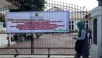 Panitera Pengadilan Terkonfirmasi Positif Covid, Kantor PN Kota Kediri Ditutup