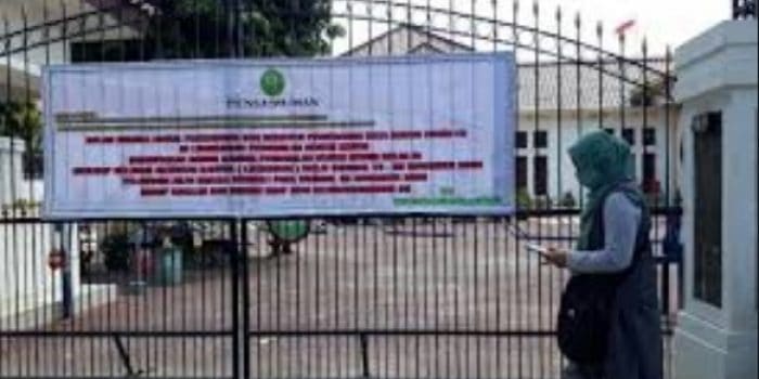 Panitera Pengadilan Terkonfirmasi Positif Covid, Kantor PN Kota Kediri Ditutup