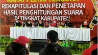 KPU Kab Kediri, Gelar Rekapitulasi Hasil Perhitungan Suara Tingkat Kabupaten