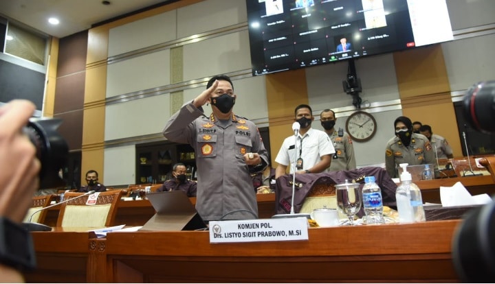 Uji Kelayakan dan Kepatutan, Komjen Pol Listyo Sigit Prabowo Perkenalkan Konsep Presisi Jika Jadi Kapolri