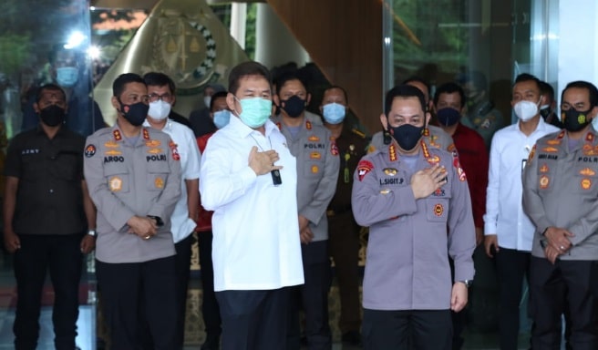 Dikunjungi Kapolri, Jaksa Agung: Ini Tonggak Peningkatan Sinergitas