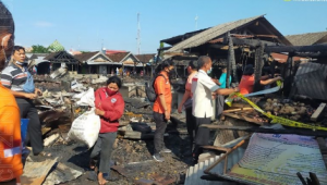 Pasar Campurdarat Tulungagung Terbakar, 150 Lapak Hangus