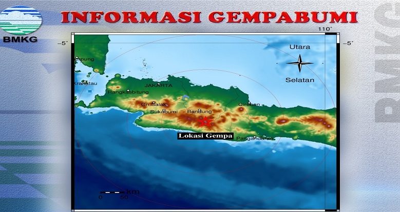 3 Kali Bandung Diguncang Gempa Tektonik, Ini Yang Dilakukan BMKG