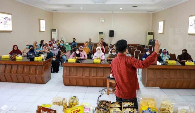 80 Pelaku UMKM Kota Kediri Difasilitasi Pemkot Kediri Untuk Menjadi Suplayer di Toko Modern