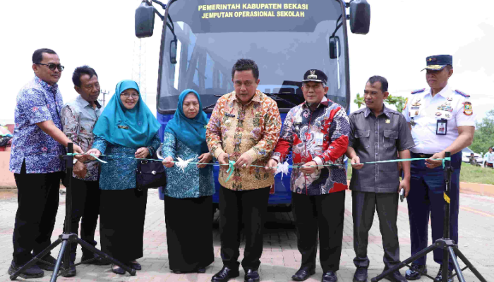 Akses Sekolah Makin Mudah! Pemkab Bekasi Resmikan Bus Sekolah Gratis di Muaragembong