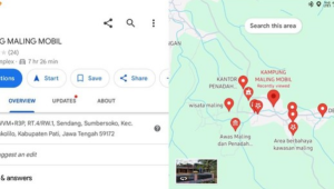 Alasan Mengapa Sukolilo Pati Disebut ‘Kampung Maling’ di Google Maps