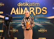 Alhamdulillah, Mbak Vinanda Aktifitas dari Kediri Dinobatkan sebagai Pemberdaya Perempuan