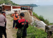 Ancaman Longsor Intai Jalur Lintas Selatan Tulungagung Akibat Kondisi Lereng Tebing Belum Stabil