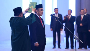 Anggota BPK RI Terpilih Dilantik dengan Sumpah Janji