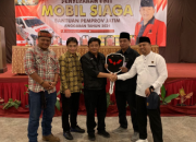 Anggota DPRD Jatim Guntur Wahono Sosialisasikan “Pancasila Sebagai Pilar Penjaga Bangsa” dan Serahkan Mobil Siaga Desa