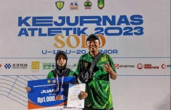 Atlet Muda Asal Bojonegoro Raih Podium di Kejurnas Atletik 2023