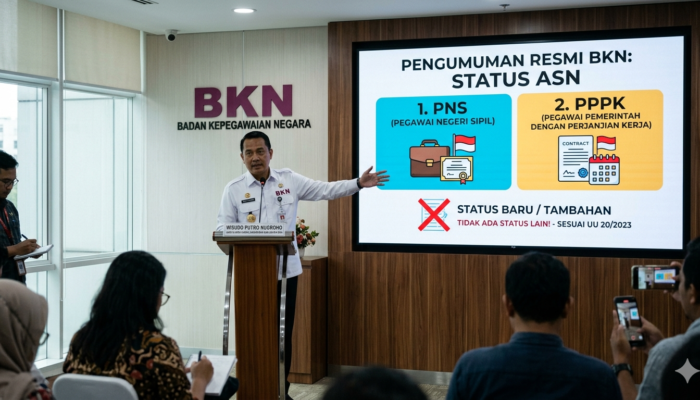 BKN Tegaskan Hanya Ada Dua Status ASN Sesuai Undang Undang Terbaru