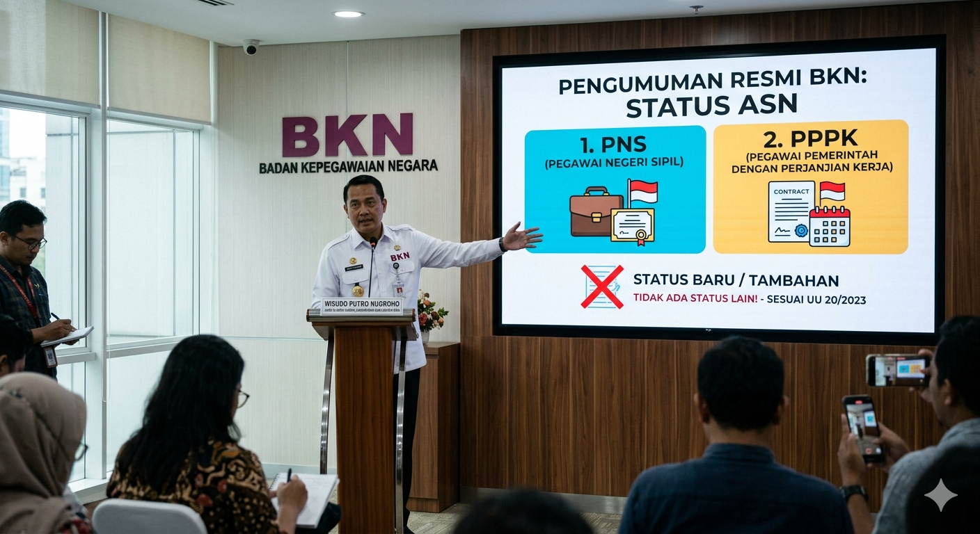 BKN Tegaskan Hanya Ada Dua Status ASN Sesuai Undang Undang Terbaru