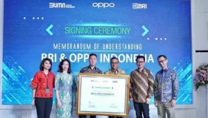 BRI Jalin Kerja Sama dengan Oppo Perluas Transaksi Digital