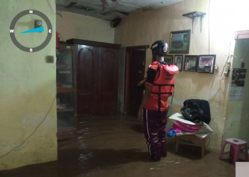 Banjir Landa 3 Desa di Jember, 45 Rumah Warga Terendam