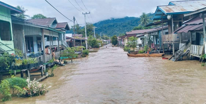 Banjir Malinau Surut, Warga Diminta Siaga Hadapi Potensi Banjir Susulan Akibat Air Pasang