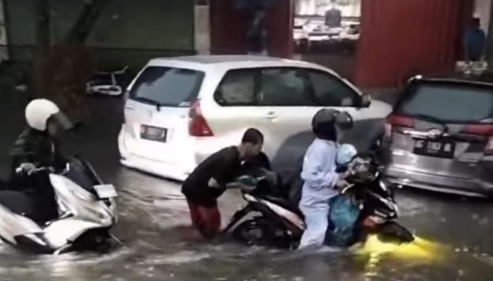 Banjir Meluas di Kota Kediri, Mahasiswa Salahkan Program Prodamas