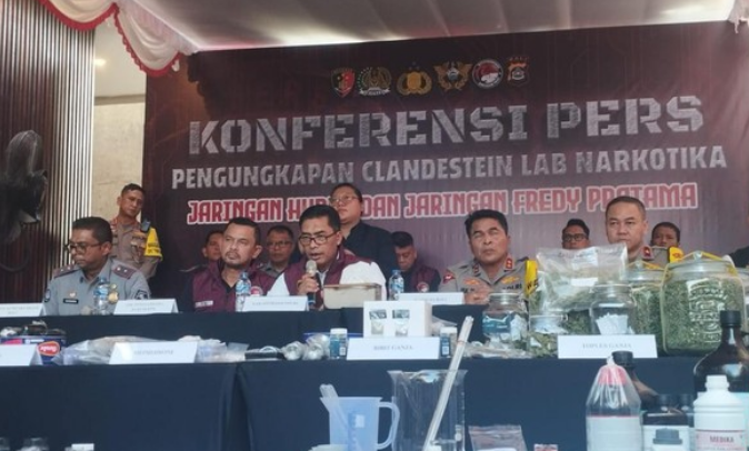 Bareskrim Polri Berhasil Bongkar Jaringan Narkoba Hydra di Bali