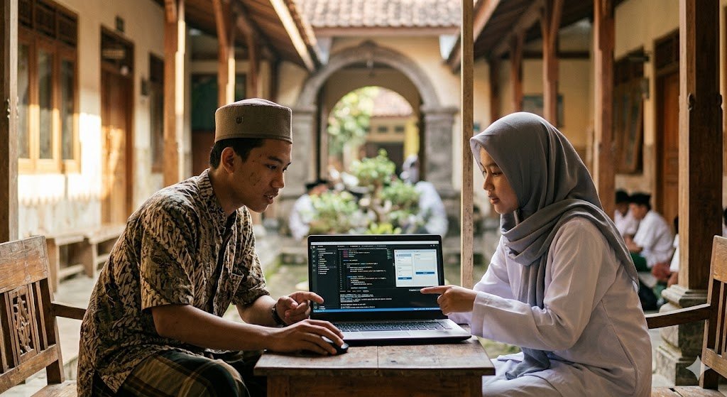 Bukan Cuma Ngaji Kitab Kuning MUI Tekankan Urgensi Digitalisasi Pesantren Dan Teknologi Santri Era Kecerdasan Buatan