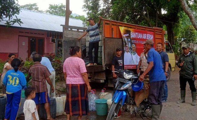 Dilapori Warga , Mas Dhito Dropping Air Bersih ke Dusun Damarwulan Puncu