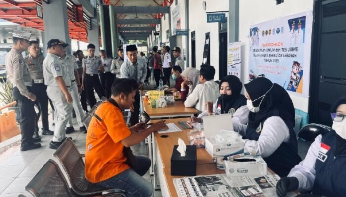 Cek Narkoba BNNK Tulungagung  Ciptakan Mudik Asyik, Aman, Nyaman, dan Bersinar