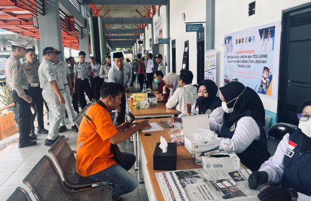 Cek Narkoba BNNK Tulungagung Ciptakan Mudik Asyik, Aman, Nyaman, dan Bersinar