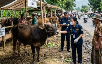DKPP Intensifkan Pemeriksaan Kesehatan Hewan Kurban Di Kabupaten Kediri Jelang Idul Adha